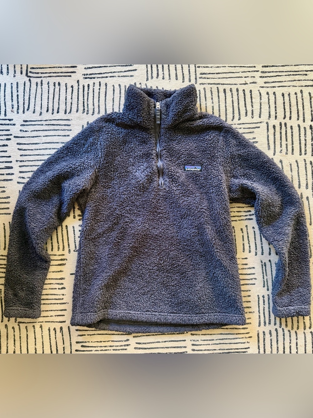 Patagonia gray High-Pile Quarter-Zip Fleece Pullover